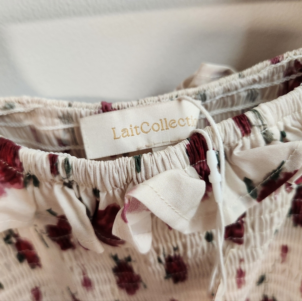 Vicky Floral Ruffled Mini Off The Shoulder Dress - Picture 4 of 5